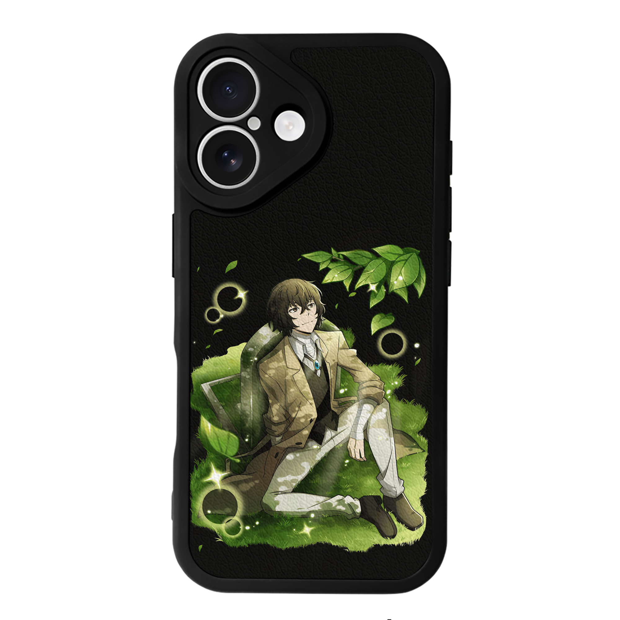 （画像用） 文豪ストレイドッグス Bungo Stray Dogs 【iPhone 16シリーズ対応】シリコンスマホケース（レザー調） 材質：シリコン